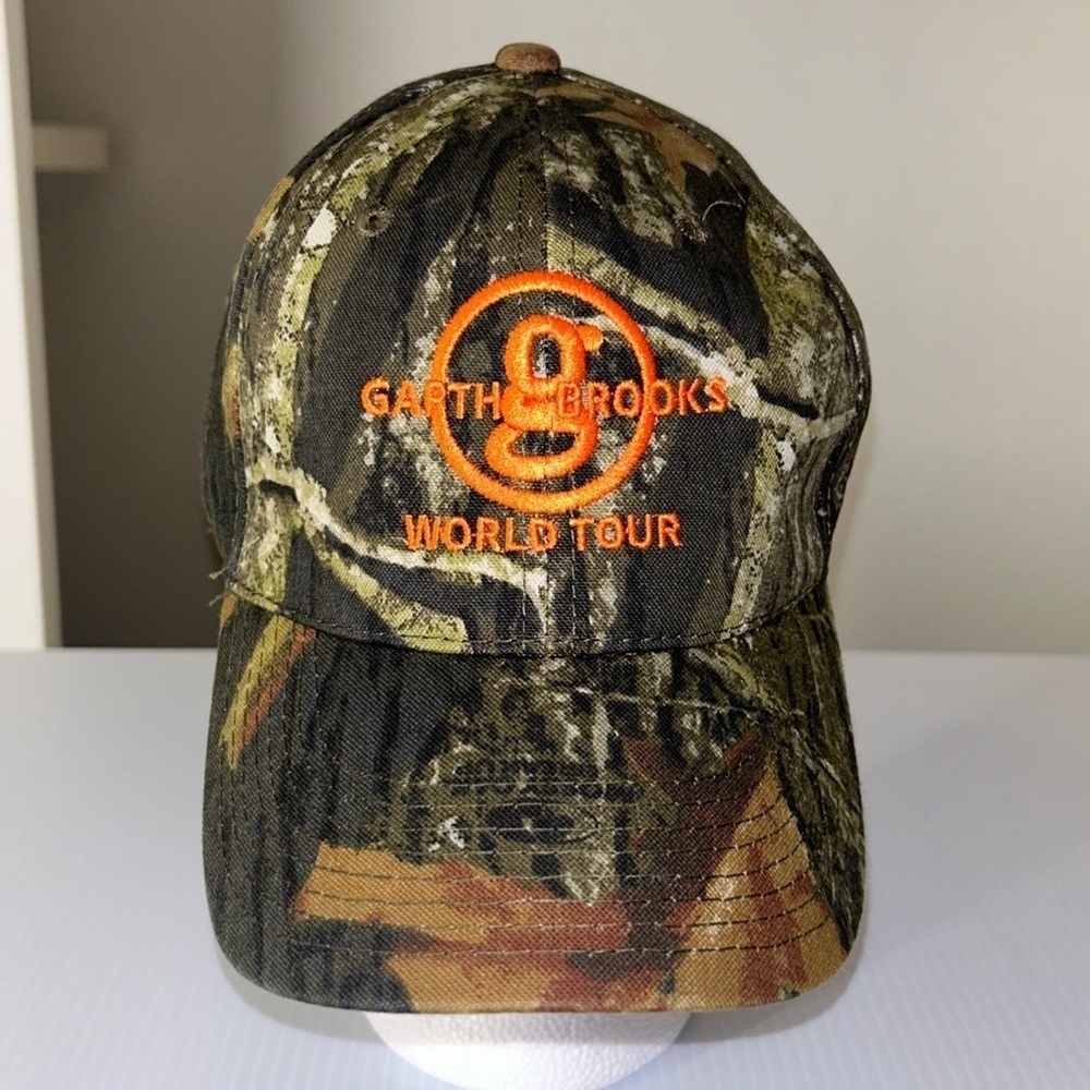 Garth‎ Brooks World Tour Camo World Tour Hat Cap Adjustable